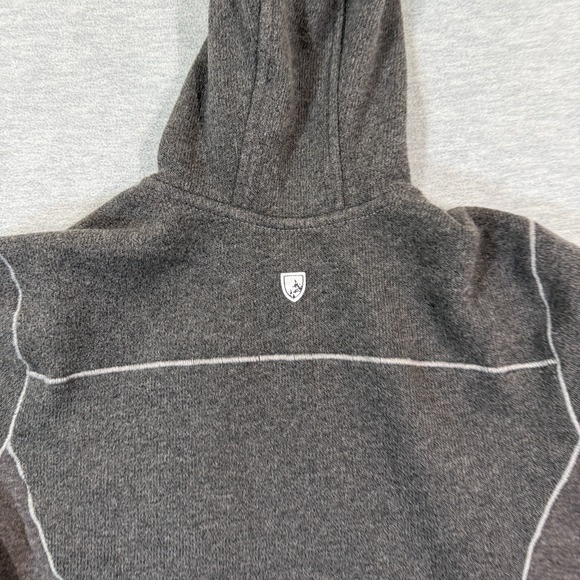 Kuhl Revive Hoodie Womens Large Gray Fleece 4365 Hooded Jacket Full Zip - Picture 10 of 12